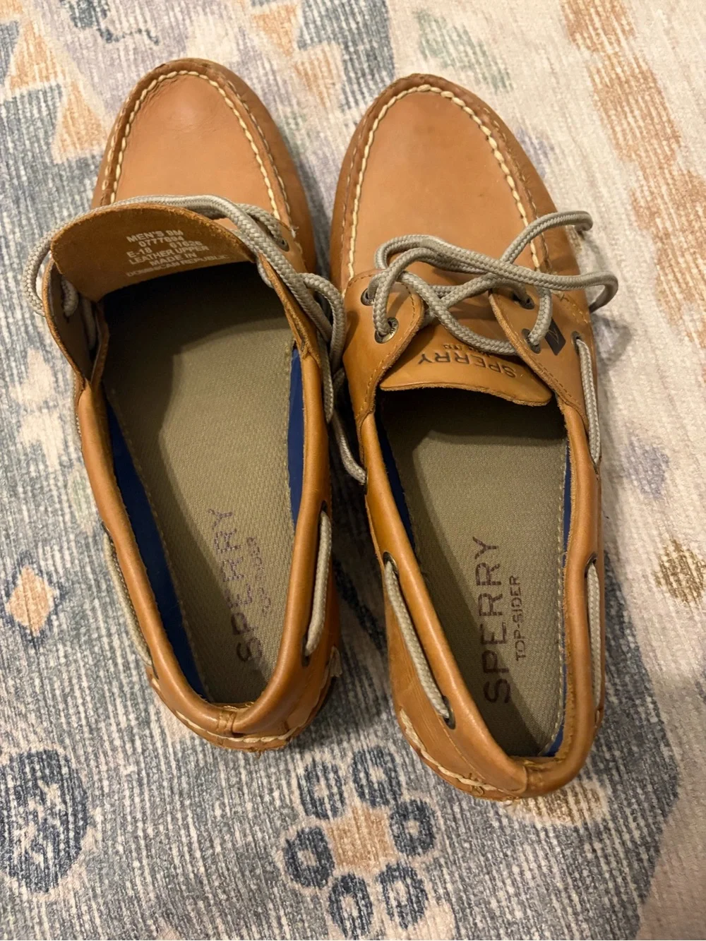 Sperry Men's Classic Tan Leather Boat Shoes